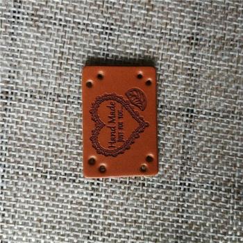 Butterfly and Bird Lace Pattern Leather Tags