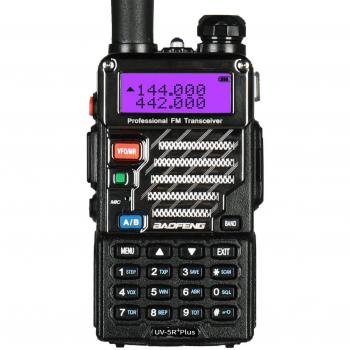 Dualband Baofeng UV‑5R Plus – VHF/UHF Amateurfunkgerät, 2M/70cm Frequenzbereich