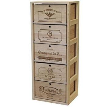 Rustic Wood Wine Box Holder