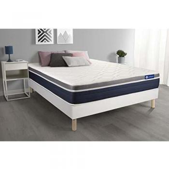 ÉléganceActi 160x200 CM – Matelas & Sommier 26 cm Mi‑Ferme