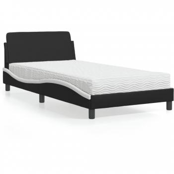 Dover Noir & Blanc Sleeper Sofa – 100x200 cm, Faux Fur