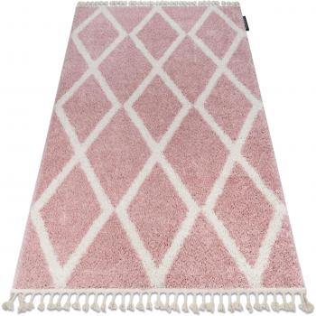 RUGSX Pink Berber Carpet