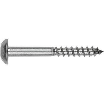 Tornillo hexagonal inviolable con cabeza tipo TX en acero inoxidable A2 (7 x 70 mm, caja de 100 unidades)