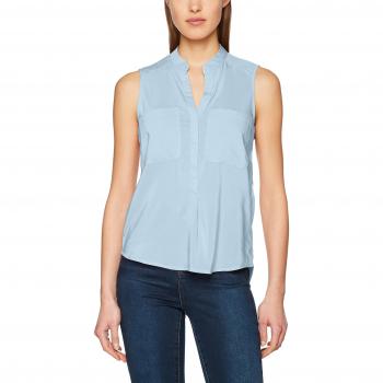 Vero Moda Vmerika S/l Camiseta Azul para Mujer