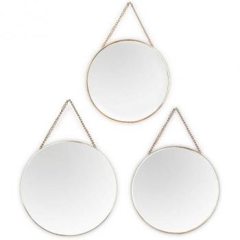 Gloria Metallspiegel 3er Set