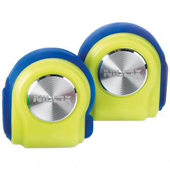 Nilox 10NXAU15ST003 cuffia e auricolare Wireless A clip Musica e Chiamate Bluetooth Blu, Giallo