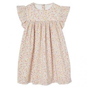 Robe Manches Courtes Fille Vanille VERTBAUDET