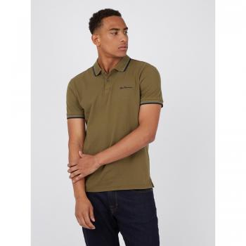 Khaki Hemp Polo Shirt