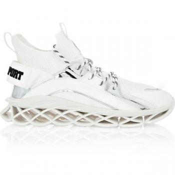 Runner Tiger Sneaker Low Plein Sport Grigio-Bianco