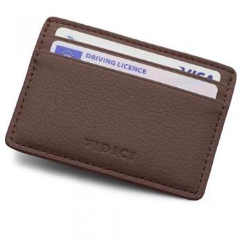 Vidici Porte-Cartes Chic en Cuir Végétalien