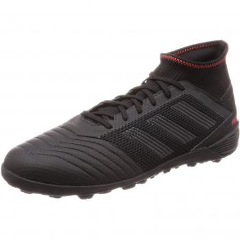 Adidas Predator 19.3 TF – Chaussure de foot masculin – Noirs et rouge vif – Taille EU 43 1/3