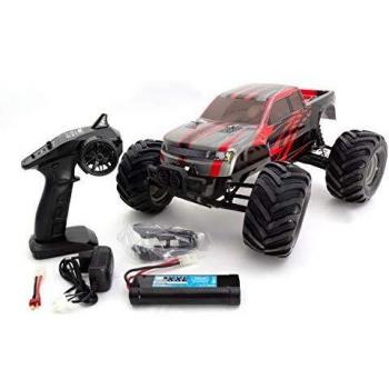 XciteRC One10 Wheelie Monster Truck 2WD RTR M1:10 Rot – „One10-Rot-Monster-Drive“