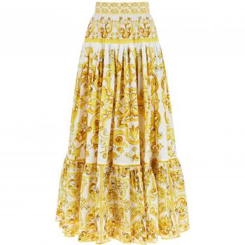 Dolce & Gabbana Women's Yellow Long Skirt Size 40