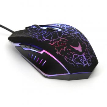 Varr Gaming USB Mouse with LED Backlight (Gradually Lit: Red-Blue-Yellow-Purple)