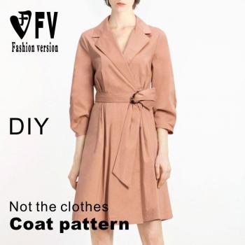 Traje Retro de Mujer con Patrón 1:1 BFY-325