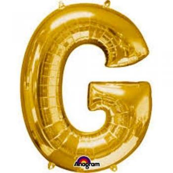 Folienbombe Buchstabe G – Mini‑Shape, Gold