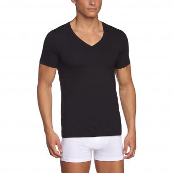 Men’s Black L Premium Cotton T‑Shirt – Hanro