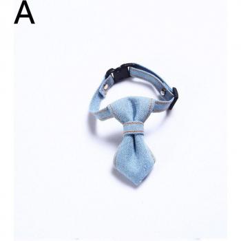 Stylish Denim Bowtie for Pets