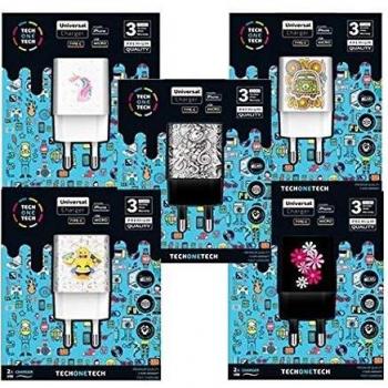 Cargador Doble USB Surtido Pack de 5