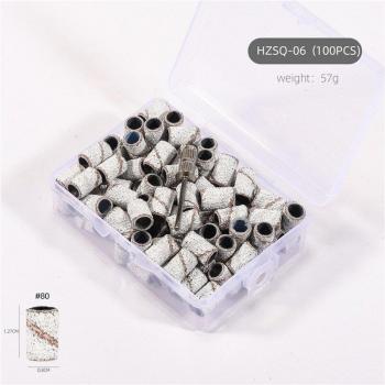 75/100pc Pedicure Sanding Caps for Electric Nail Machines