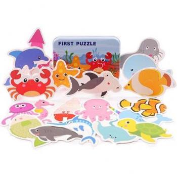 Early Head Start Vehicle, Fruit, and Animal Puzzle for Babies