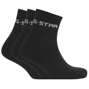 G-STAR GROVE Damen Kurzsocken (3 Paar) – Ankle Sports Socks, schwarz