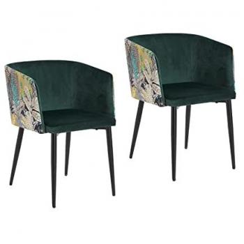 Samtstuhl Destin 2er-Set von HTI-Living