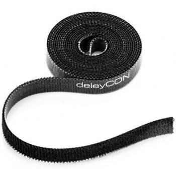 DeleyCON 2m Klett Kabelbinder 10mm Breit