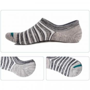 Calcetines de algodón para hombre, 5 pares, antideslizantes y suaves