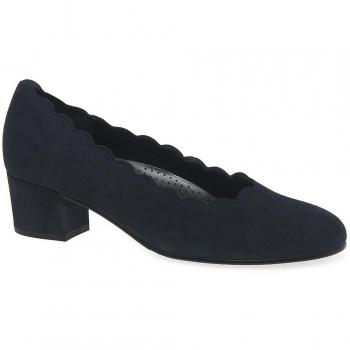 Gabor Gigi Femme Court en Daim Bleu Foncé