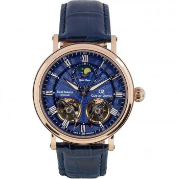 Estilo Carl Von Zeyten CVZ0054RBSR Reloj Masculino