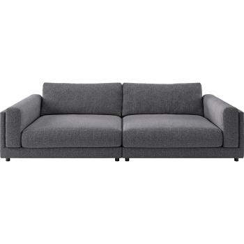 Big‑Sofa Karalis 3C Candy Mega Lounge Sofas mit extra tiefer Sitzfläche Grau