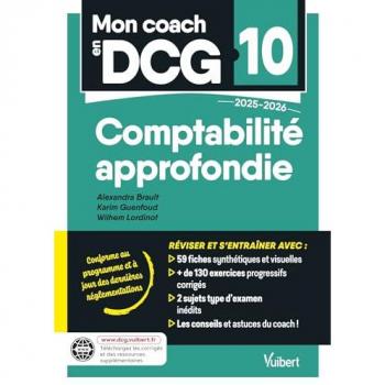 Mon coach en DCG 10 : Comptabilité approfondie 2025-2026