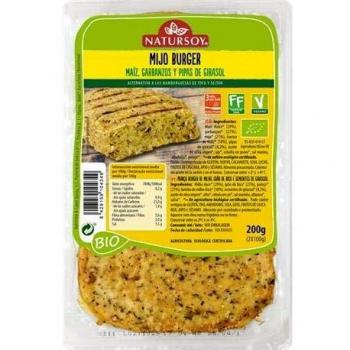 Hamburguesa Vegana de Mijo, Maíz, Garbanzos y Pipas 200 g