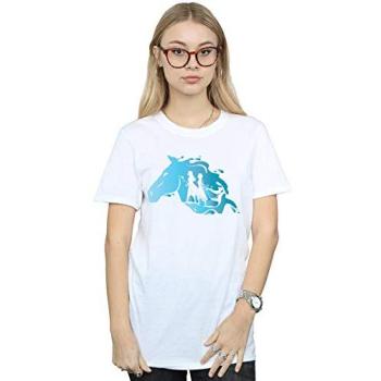 Dames Frozen 2 Katoen T-shirt – Disney Nokk Silhouette