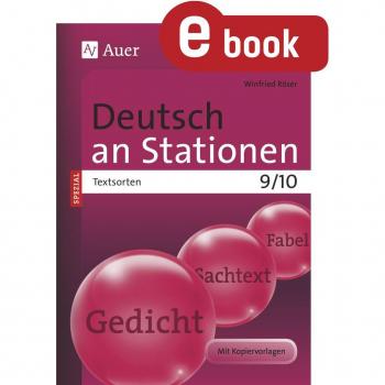Auer Verlag Deutsch an Stationen SPEZIAL Textsorten 9-10