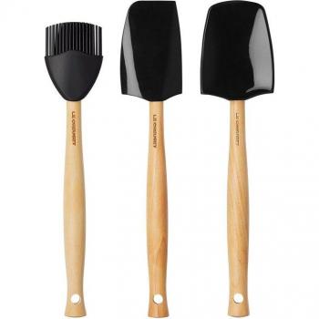 Le Creuset Kochutensilien-Set 3-tlg. Craft Schwarz