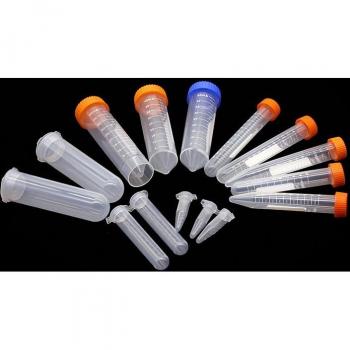 Tubo graduado plástico 10 ml para centrífuga con fondo redondo
