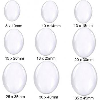 DIY Glas-Cabochons für Schmuckdesign 30x40mm