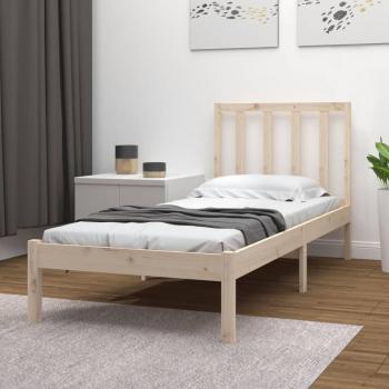 Cama de madera de pino 75x190 cm