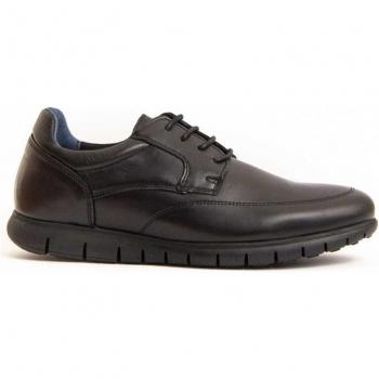 Purapiel Komodo Oxford-Schuh Schwarz 44