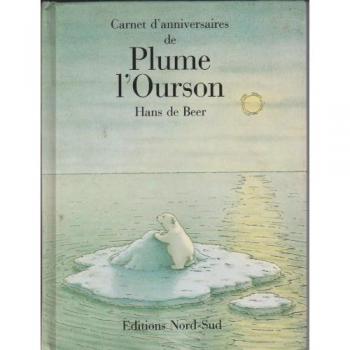 Carnet d'anniversaire plume ours