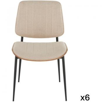 Collection Signature 6 chaises Tissu Beige