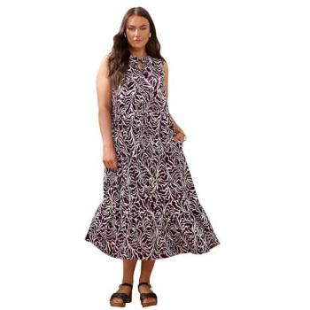 Robe Bohème Épurée Evans Violet