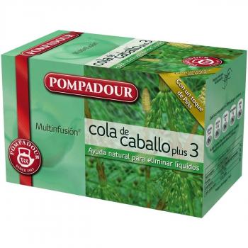 POMPADOUR Infusiones Cuerpo sano Cola de caballo Pack 20 ud Bolsas 40109, (1 u.)