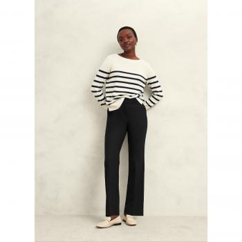 Hobbs Black Gerrie Straight Trousers – Size 4