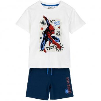 Pijamas Cortos Spiderman Azul Marino infantil