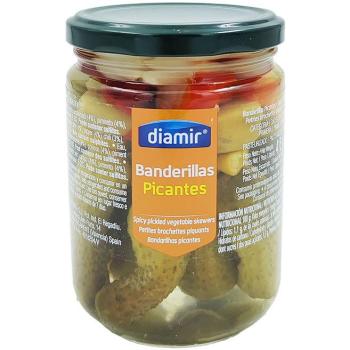 Banderillas en Vidrio 480 ml Diamir