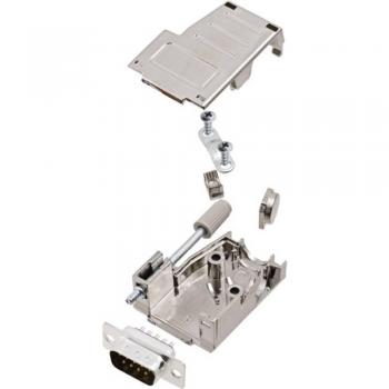 Kit SUB‑D mâle‑mâle droit 9 pôles encitech DSSK09‑M‑DBP‑K 6355‑0084‑01