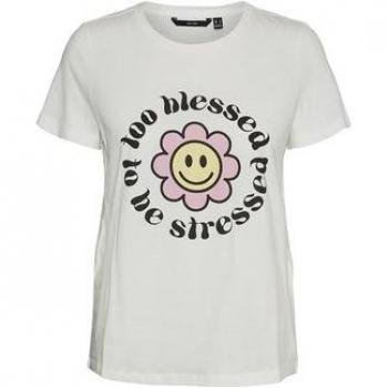 Maglia premaman VMMMIA VERO MODA Bianco Neve